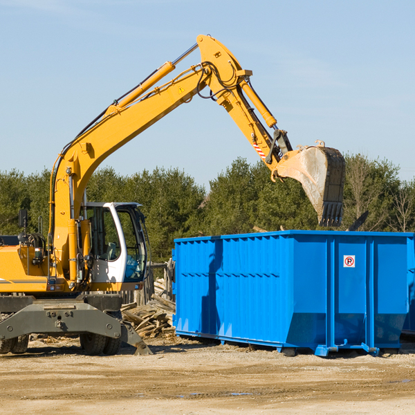 what are the rental fees for a residential dumpster in Clarks